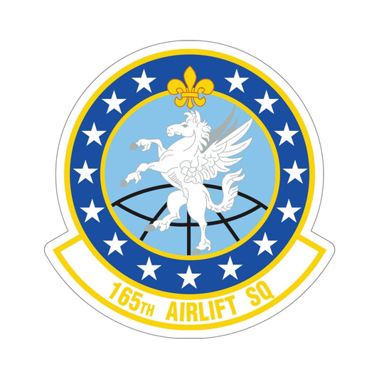 165 Airlift Squadron (U.S. Air Force) STICKER Vinyl Die-Cut Decal-6 Inch-The Sticker Space