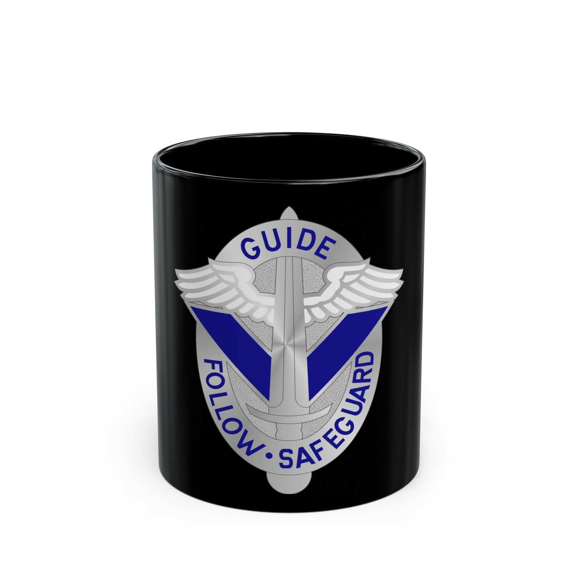 165 Aviation Group (U.S. Army) Black Coffee Mug-11oz-The Sticker Space