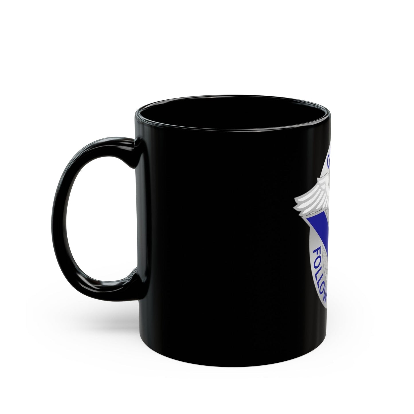 165 Aviation Group (U.S. Army) Black Coffee Mug-The Sticker Space