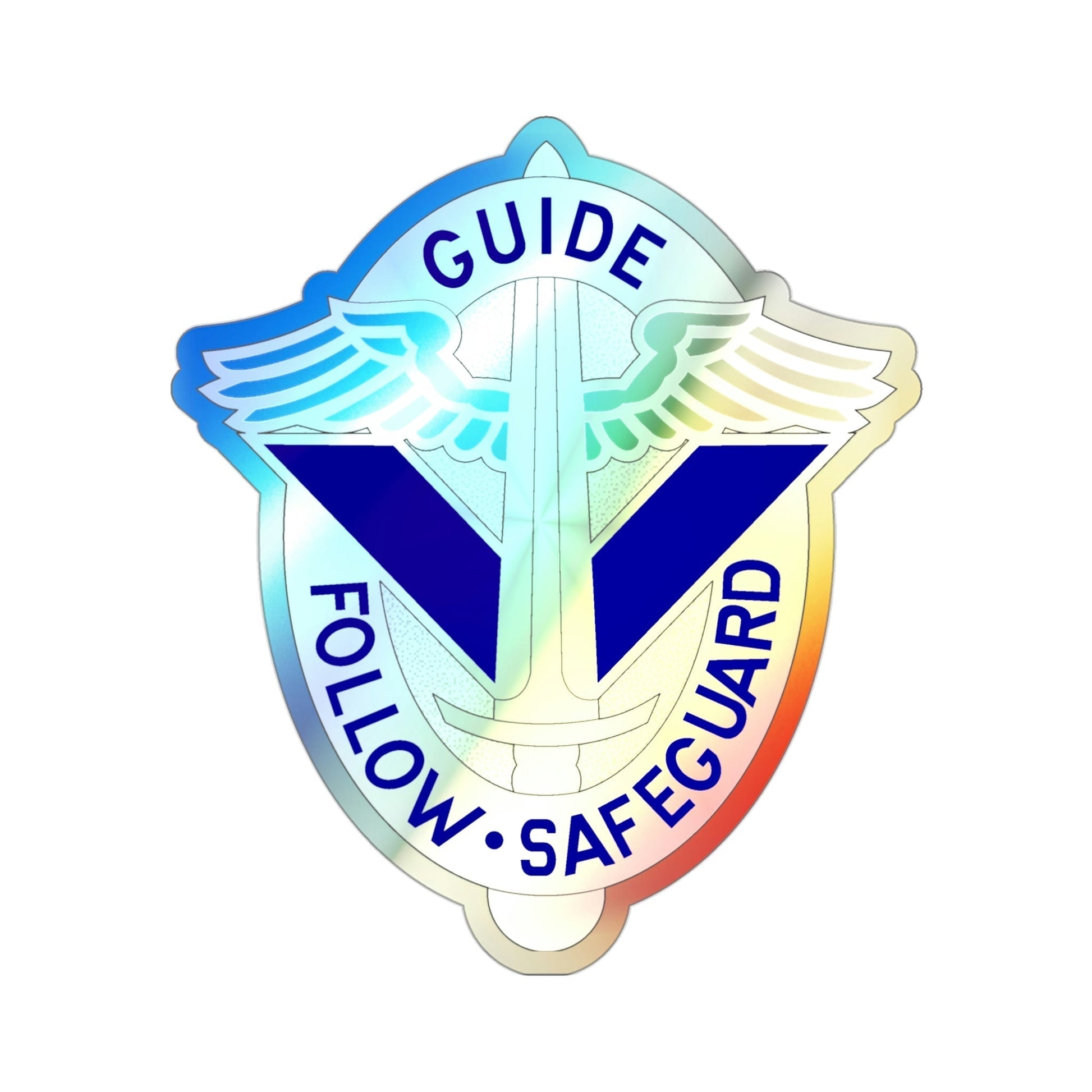 165 Aviation Group (U.S. Army) Holographic STICKER Die-Cut Vinyl Decal-3 Inch-The Sticker Space
