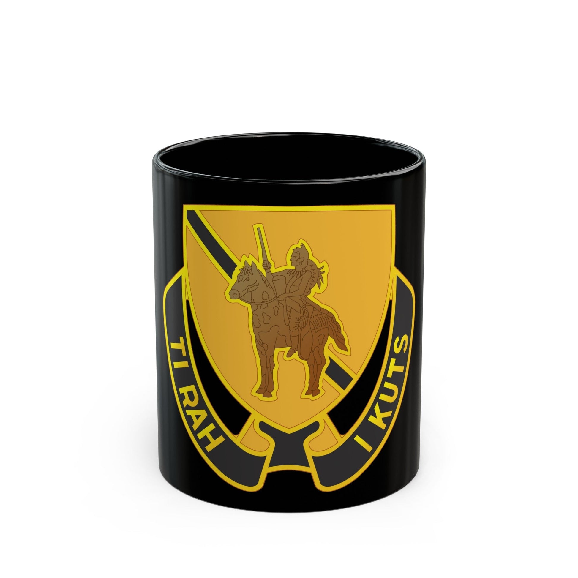 167 Cavalry Regiment (U.S. Army) Black Coffee Mug-11oz-The Sticker Space