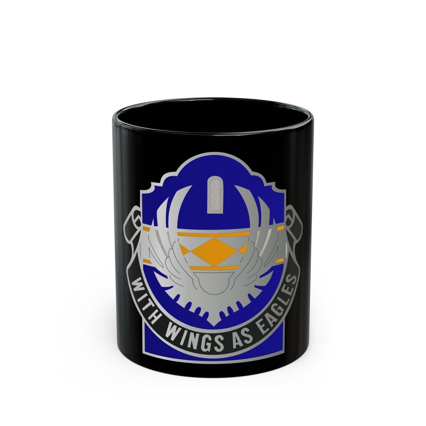 168 Aviation Group (U.S. Army) Black Coffee Mug-11oz-The Sticker Space