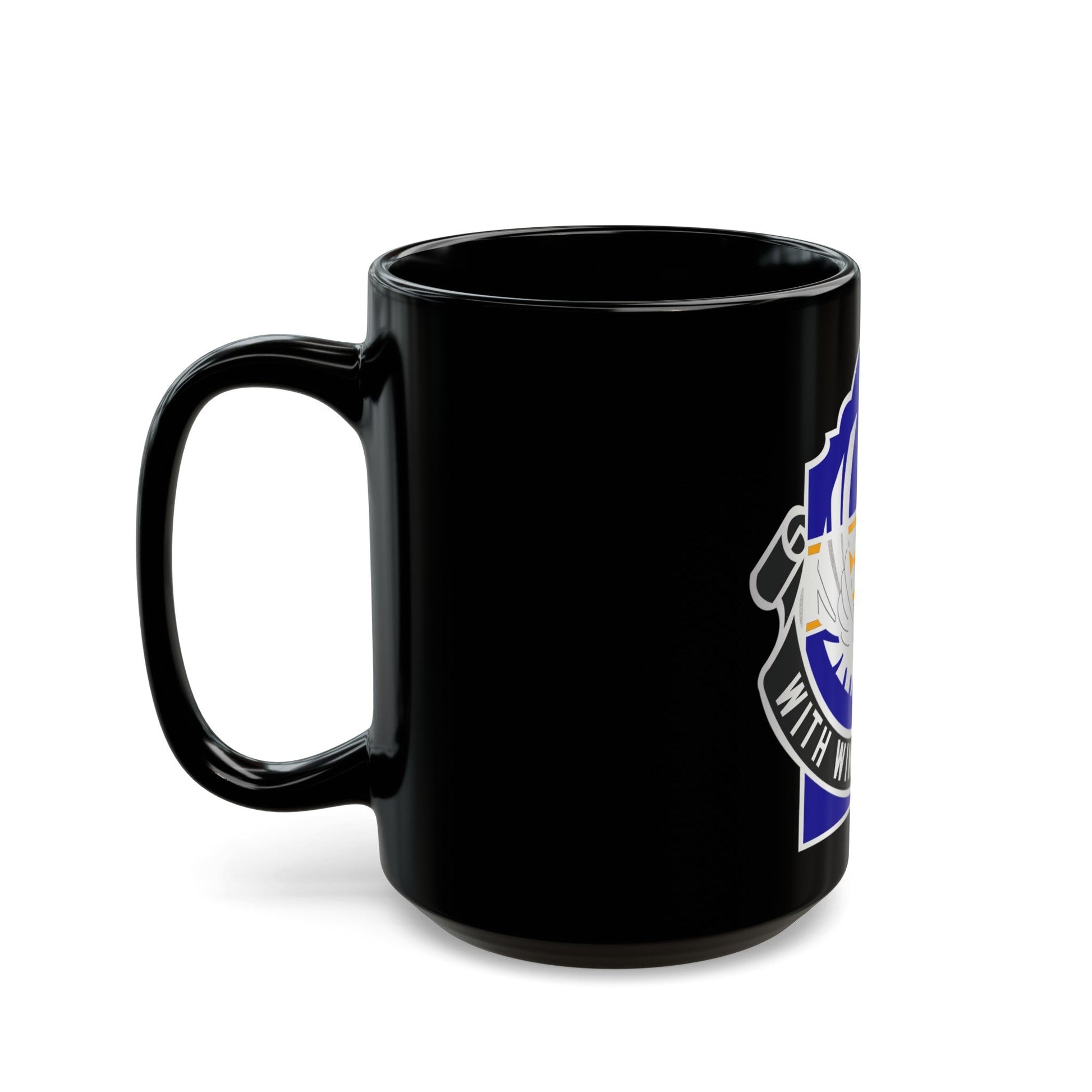 168 Aviation Group (U.S. Army) Black Coffee Mug-The Sticker Space