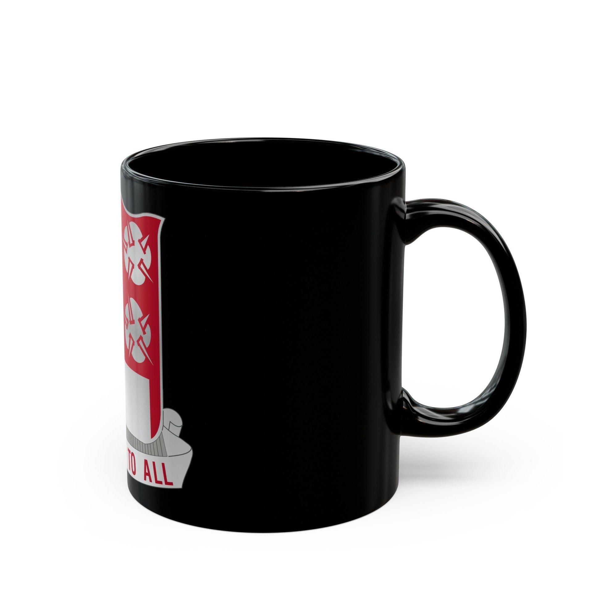 168 Engineer Battalion (U.S. Army) Black Coffee Mug-The Sticker Space