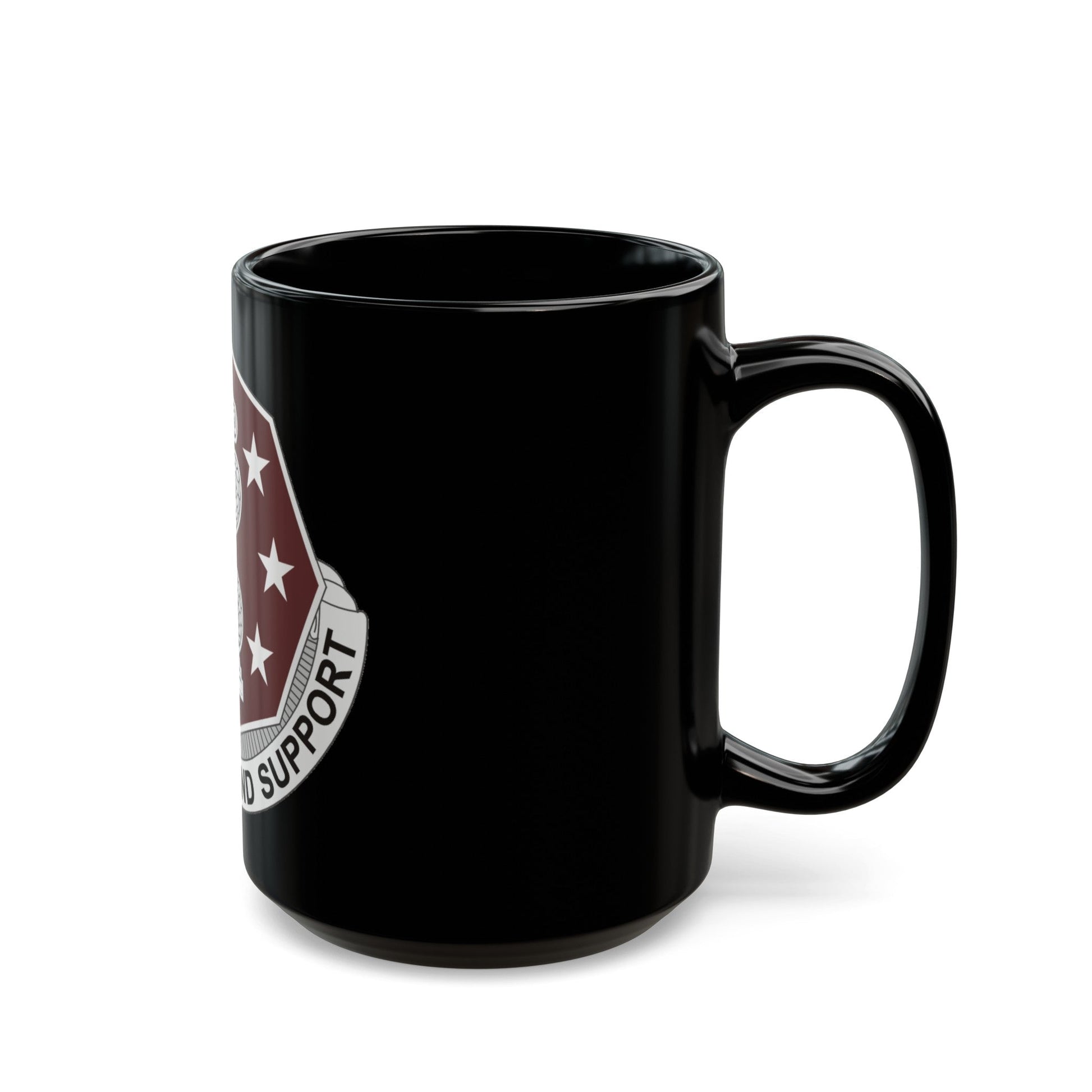 168 Medical Battalion (U.S. Army) Black Coffee Mug-The Sticker Space