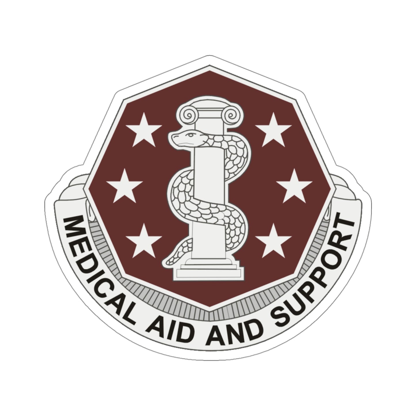 168 Medical Battalion (U.S. Army) STICKER Vinyl Die-Cut Decal-4 Inch-The Sticker Space