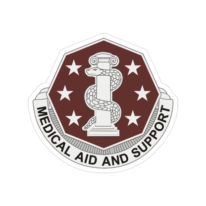 168 Medical Battalion (U.S. Army) Transparent STICKER Die-Cut Vinyl Decal-2 Inch-The Sticker Space