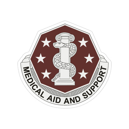 168 Medical Battalion (U.S. Army) Transparent STICKER Die-Cut Vinyl Decal-5 Inch-The Sticker Space