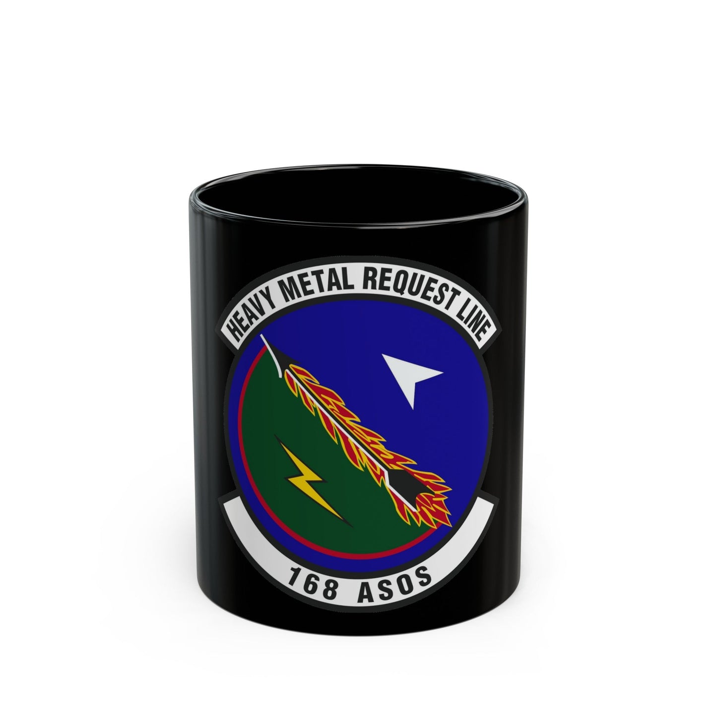 168th Air Support Operations Squadron (U.S. Air Force) Black Coffee Mug-11oz-The Sticker Space