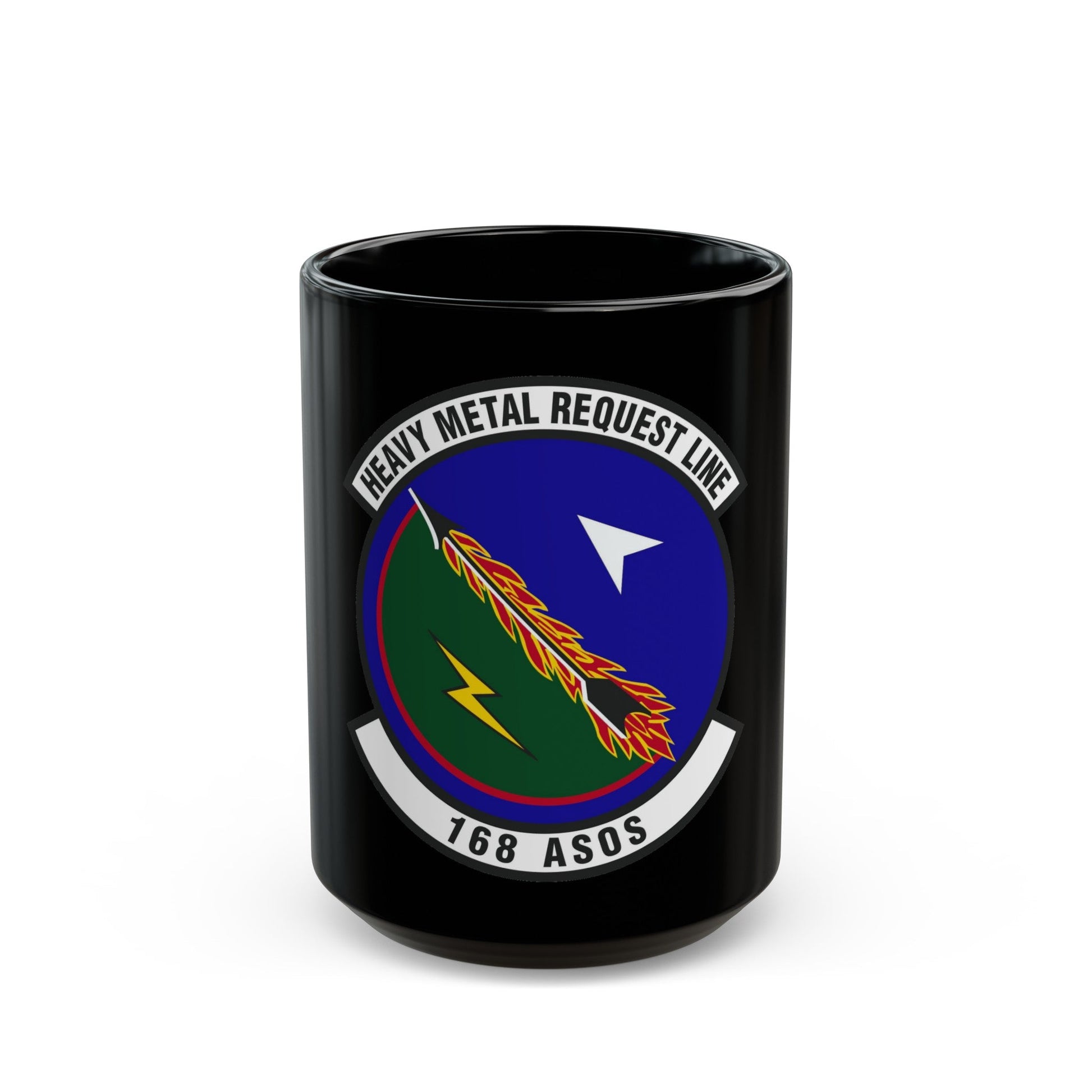 168th Air Support Operations Squadron (U.S. Air Force) Black Coffee Mug-15oz-The Sticker Space
