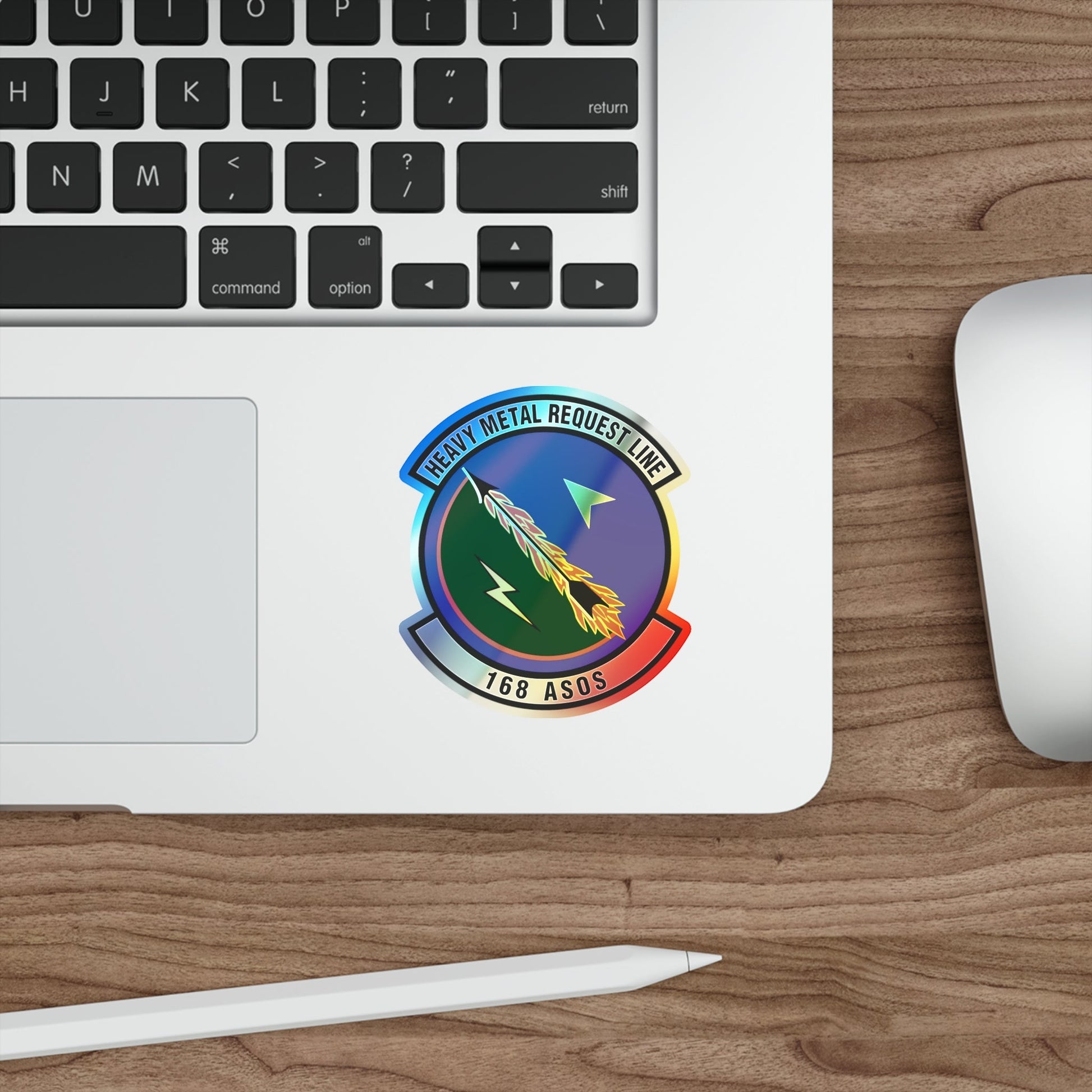 168th Air Support Operations Squadron (U.S. Air Force) Holographic STICKER Die-Cut Vinyl Decal-The Sticker Space