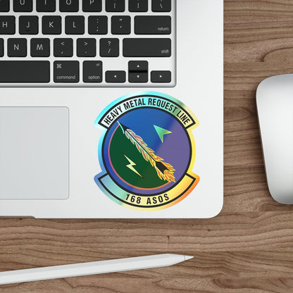 168th Air Support Operations Squadron (U.S. Air Force) Holographic STICKER Die-Cut Vinyl Decal-The Sticker Space