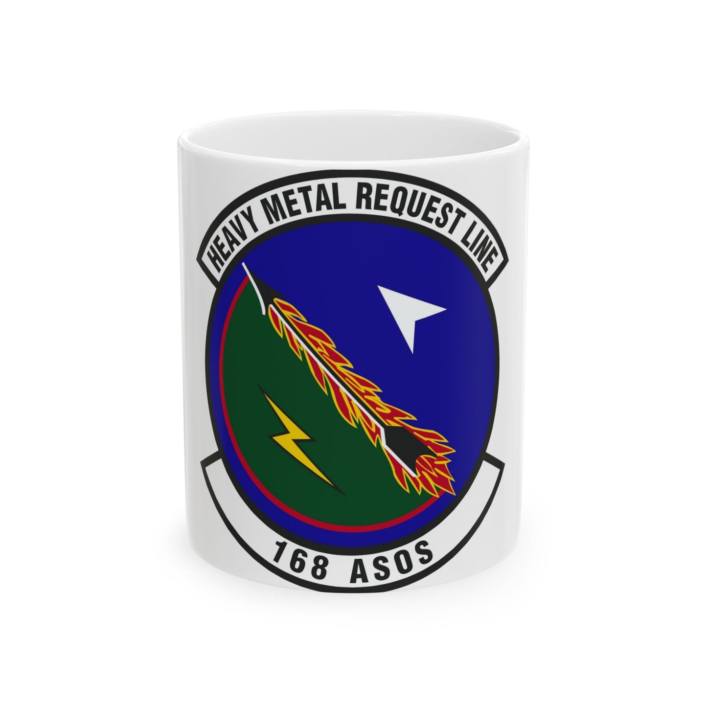 168th Air Support Operations Squadron (U.S. Air Force) White Coffee Mug-11oz-The Sticker Space