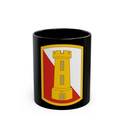 168th Engineer Brigade (U.S. Army) Black Coffee Mug-11oz-The Sticker Space