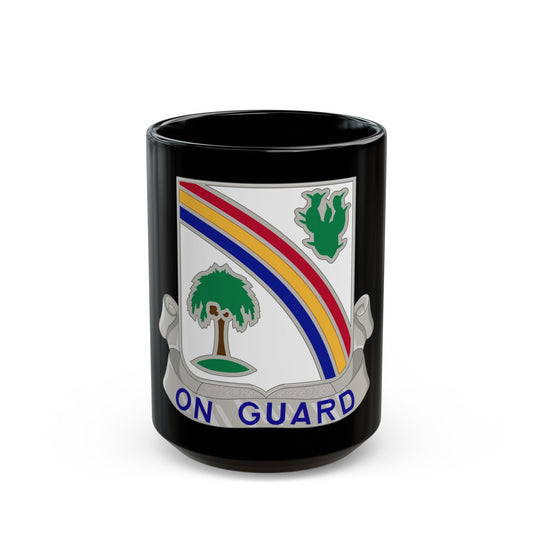 168th Infantry Regiment (U.S. Army) Black Coffee Mug-15oz-The Sticker Space