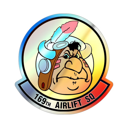 169 Airlift Squadron (U.S. Air Force) Holographic STICKER Die-Cut Vinyl Decal-2 Inch-The Sticker Space