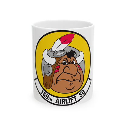 169 Airlift Squadron (U.S. Air Force) White Coffee Mug-11oz-The Sticker Space