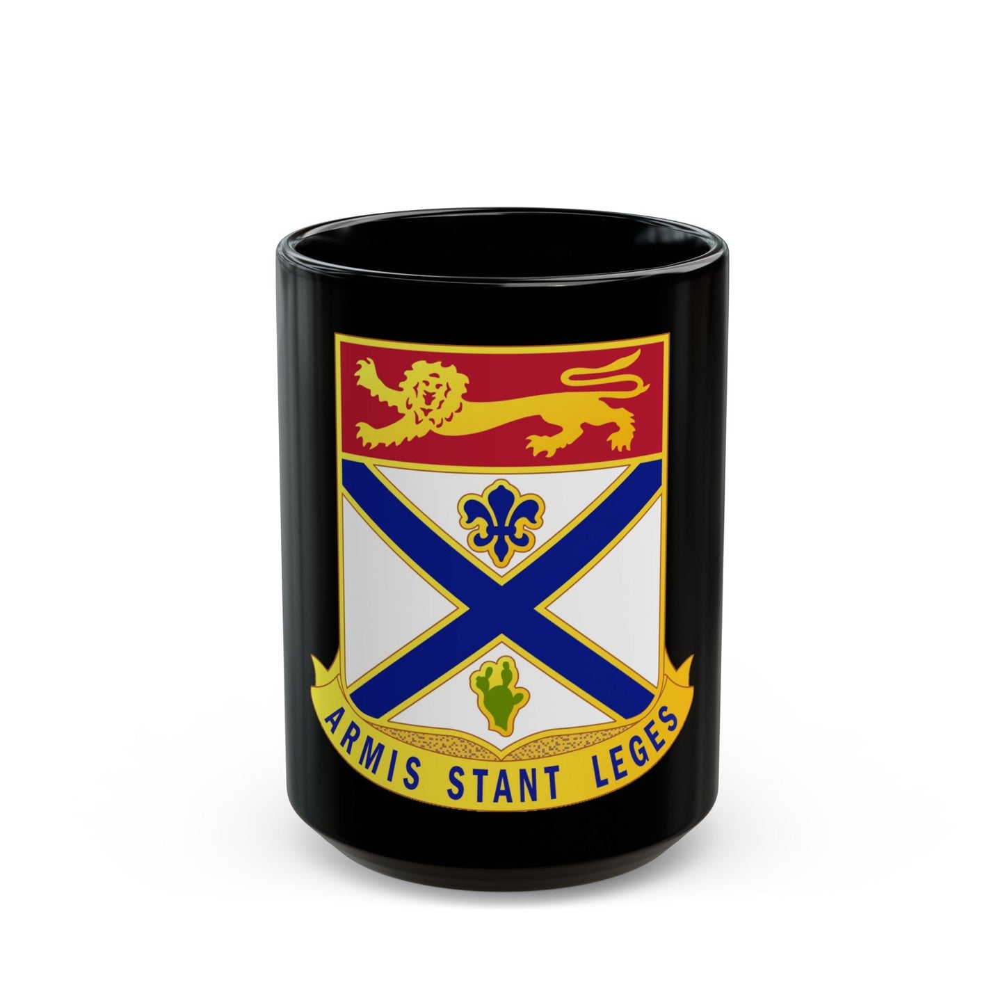 169th Infantry Regiment (U.S. Army) Black Coffee Mug-15oz-The Sticker Space
