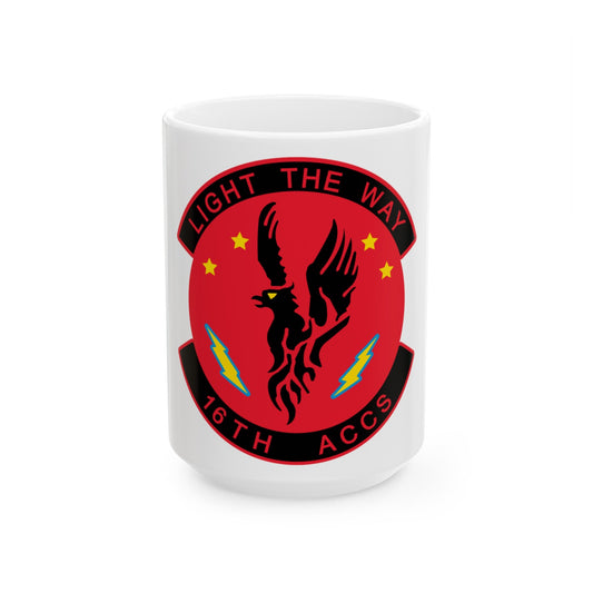 16TH ACCS (U.S. Air Force) White Coffee Mug