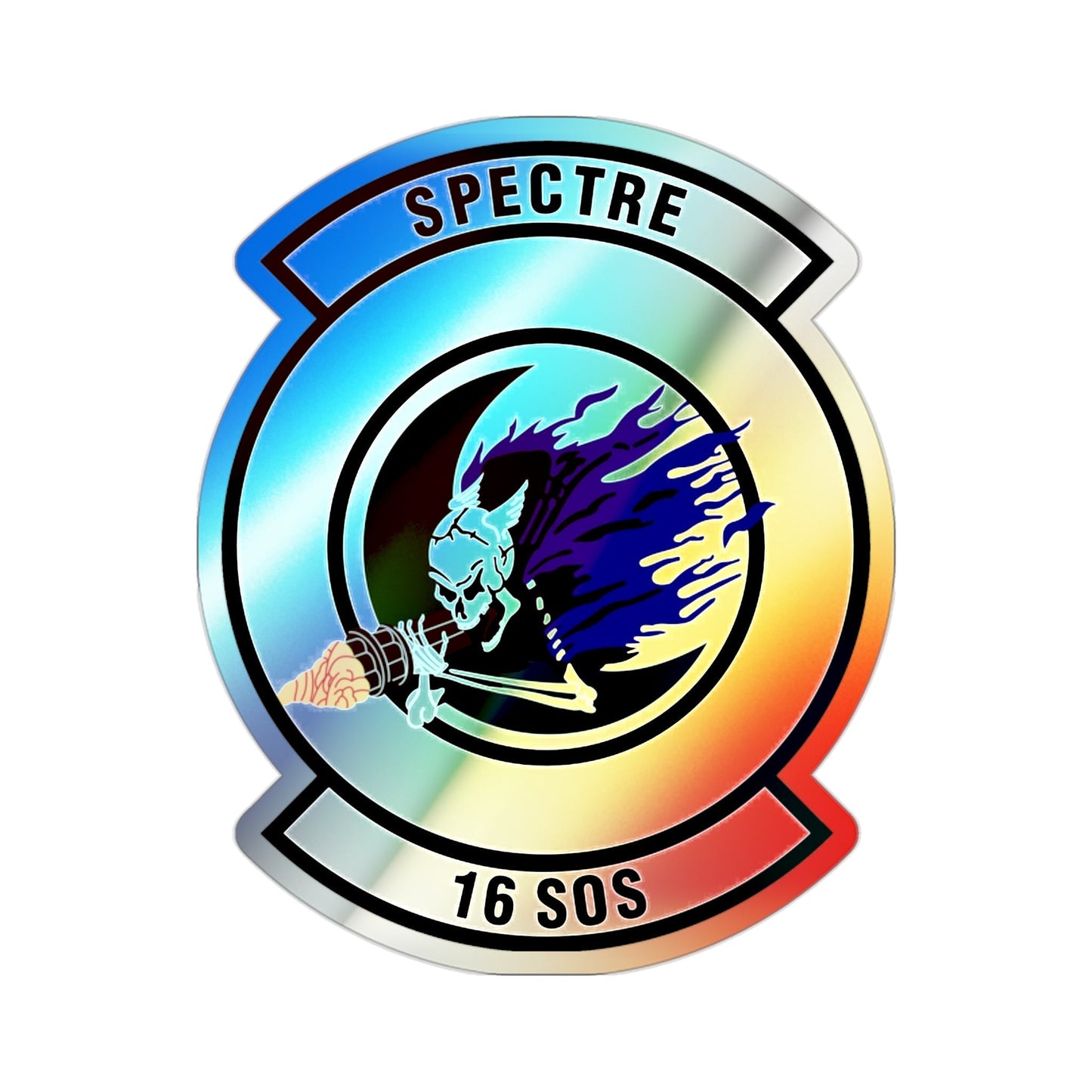 16th Special Operations Squadron (U.S. Air Force) Holographic STICKER Die-Cut Vinyl Decal-2 Inch-The Sticker Space
