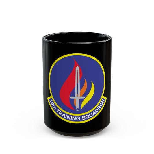 16th Training Squadron (U.S. Air Force) Black Coffee Mug-15oz-The Sticker Space