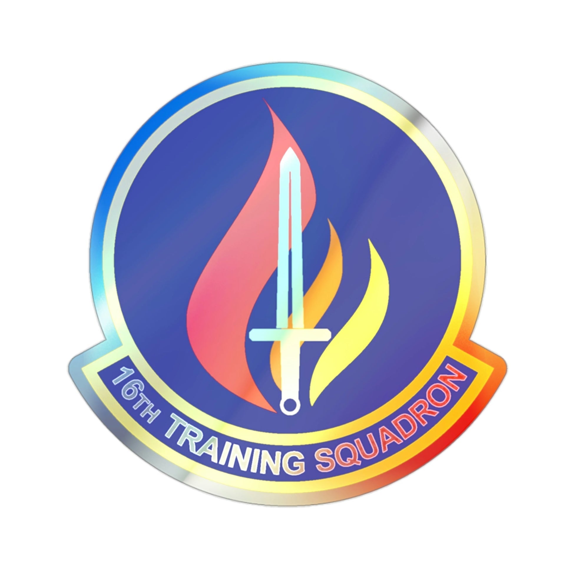16th Training Squadron (U.S. Air Force) Holographic STICKER Die-Cut Vinyl Decal-2 Inch-The Sticker Space