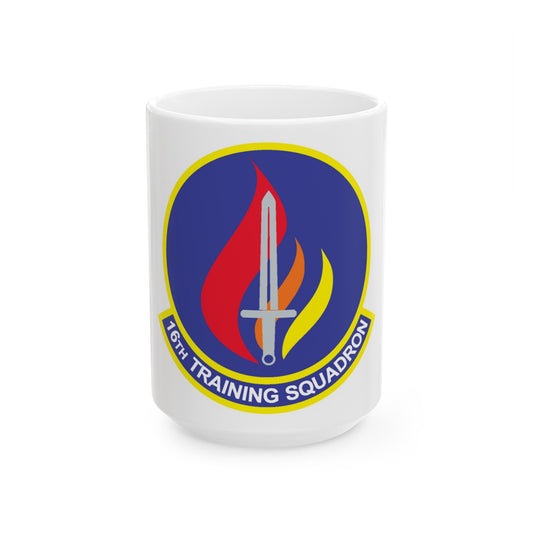 16th Training Squadron (U.S. Air Force) White Coffee Mug-15oz-The Sticker Space