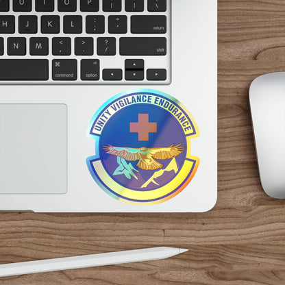 17 Operational Medical Readiness Squadron AETC (U.S. Air Force) Holographic STICKER Die-Cut Vinyl Decal-The Sticker Space