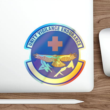 17 Operational Medical Readiness Squadron AETC (U.S. Air Force) Holographic STICKER Die-Cut Vinyl Decal-The Sticker Space