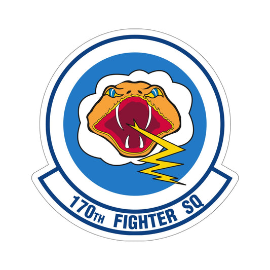170 Fighter Squadron (U.S. Air Force) STICKER Vinyl Die-Cut Decal-6 Inch-The Sticker Space