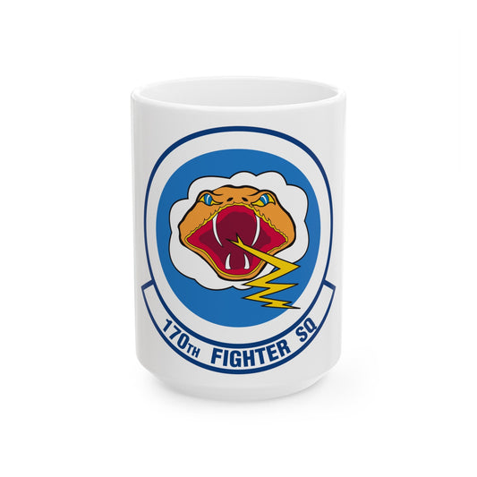 170 Fighter Squadron (U.S. Air Force) White Coffee Mug-15oz-The Sticker Space