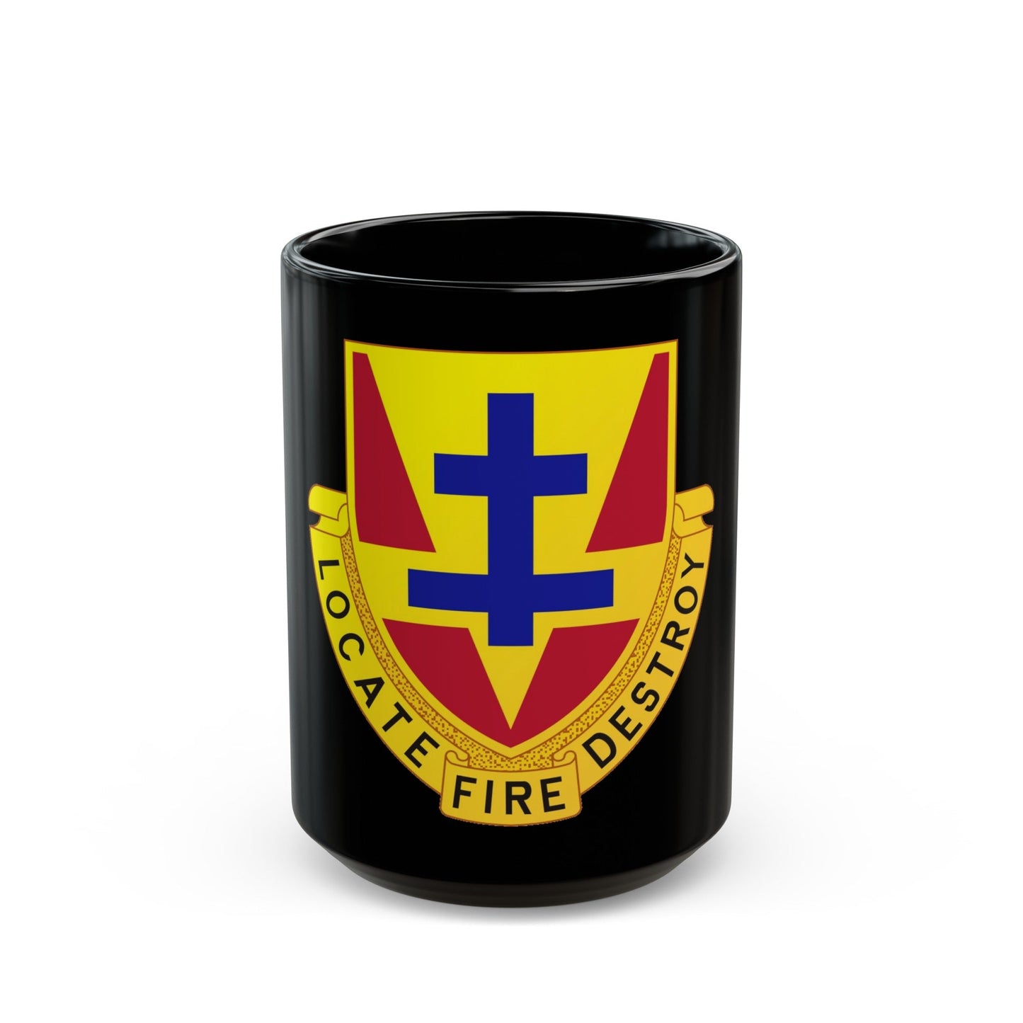 170th Artillery Regiment (U.S. Army) Black Coffee Mug-15oz-The Sticker Space