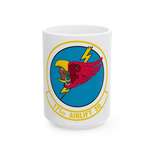 171 Airlift Squadron (U.S. Air Force) White Coffee Mug