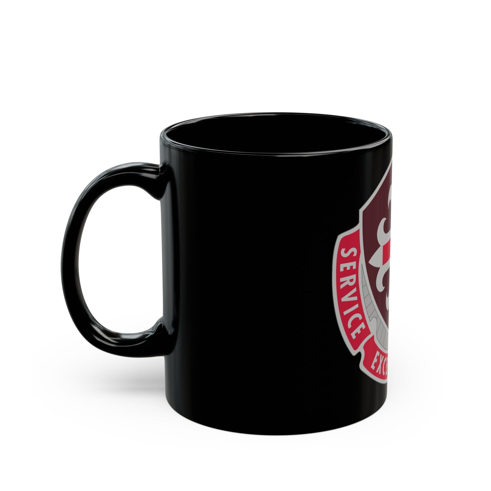 172 Medical Battalion (U.S. Army) Black Coffee Mug-The Sticker Space