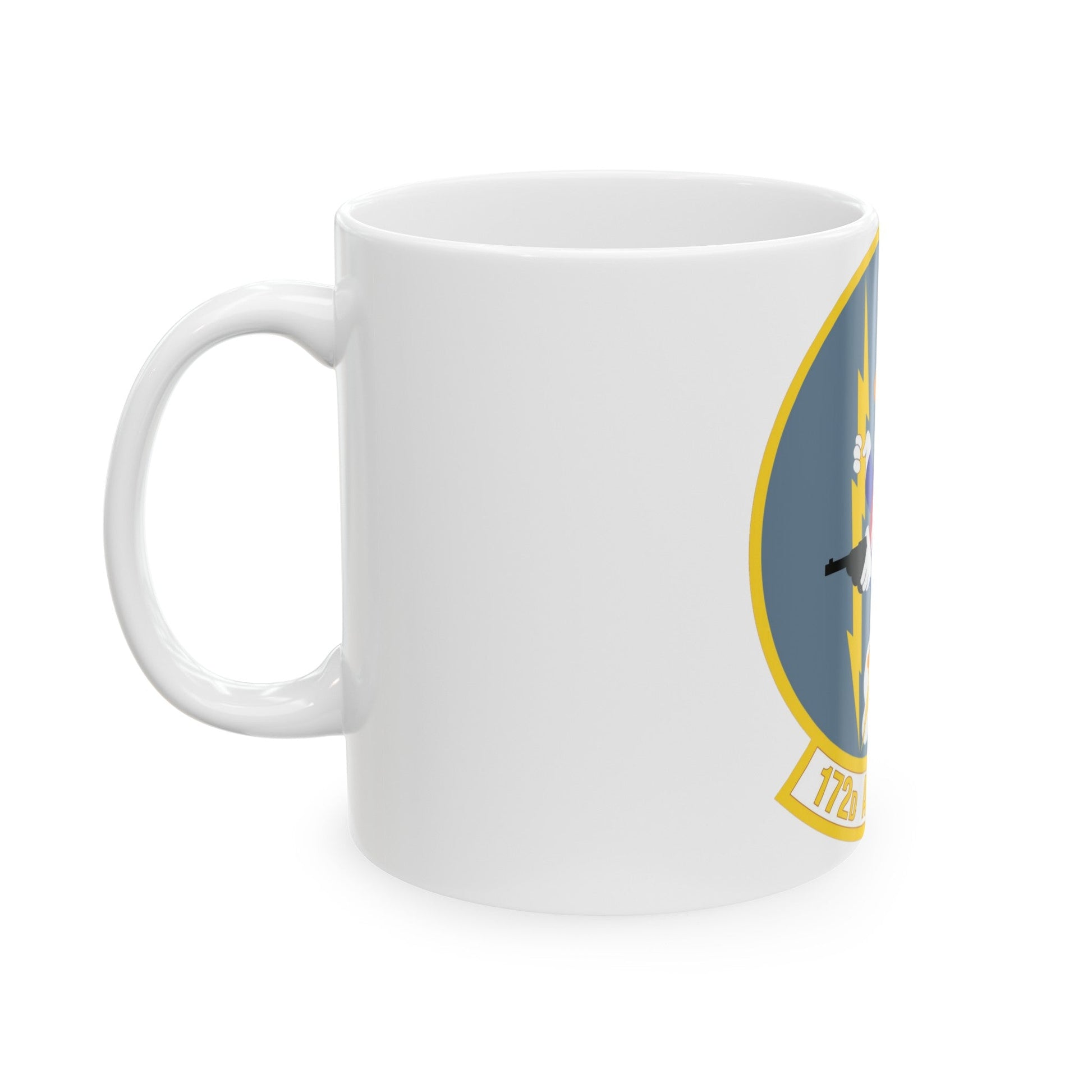 172d Airlift Squadron (U.S. Air Force) White Coffee Mug-The Sticker Space