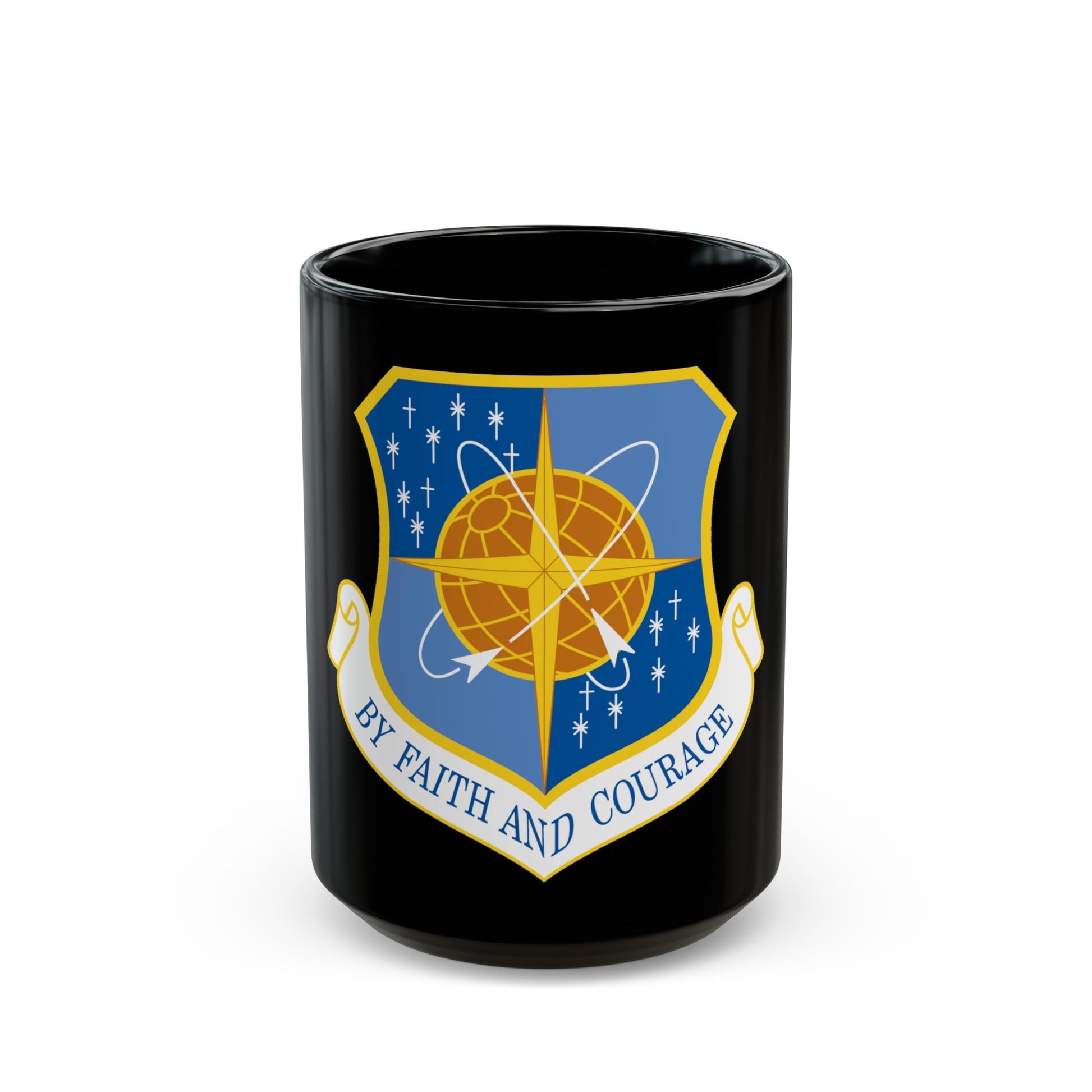 172d Airlift Wing (U.S. Air Force) Black Coffee Mug-15oz-The Sticker Space