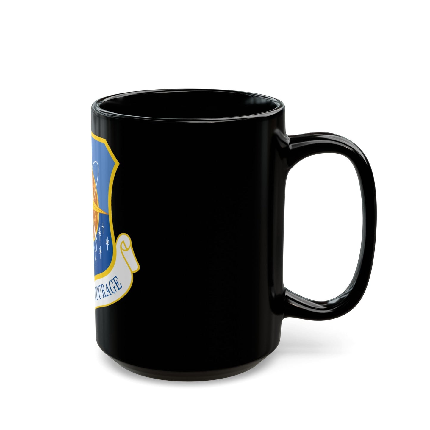 172d Airlift Wing (U.S. Air Force) Black Coffee Mug-The Sticker Space