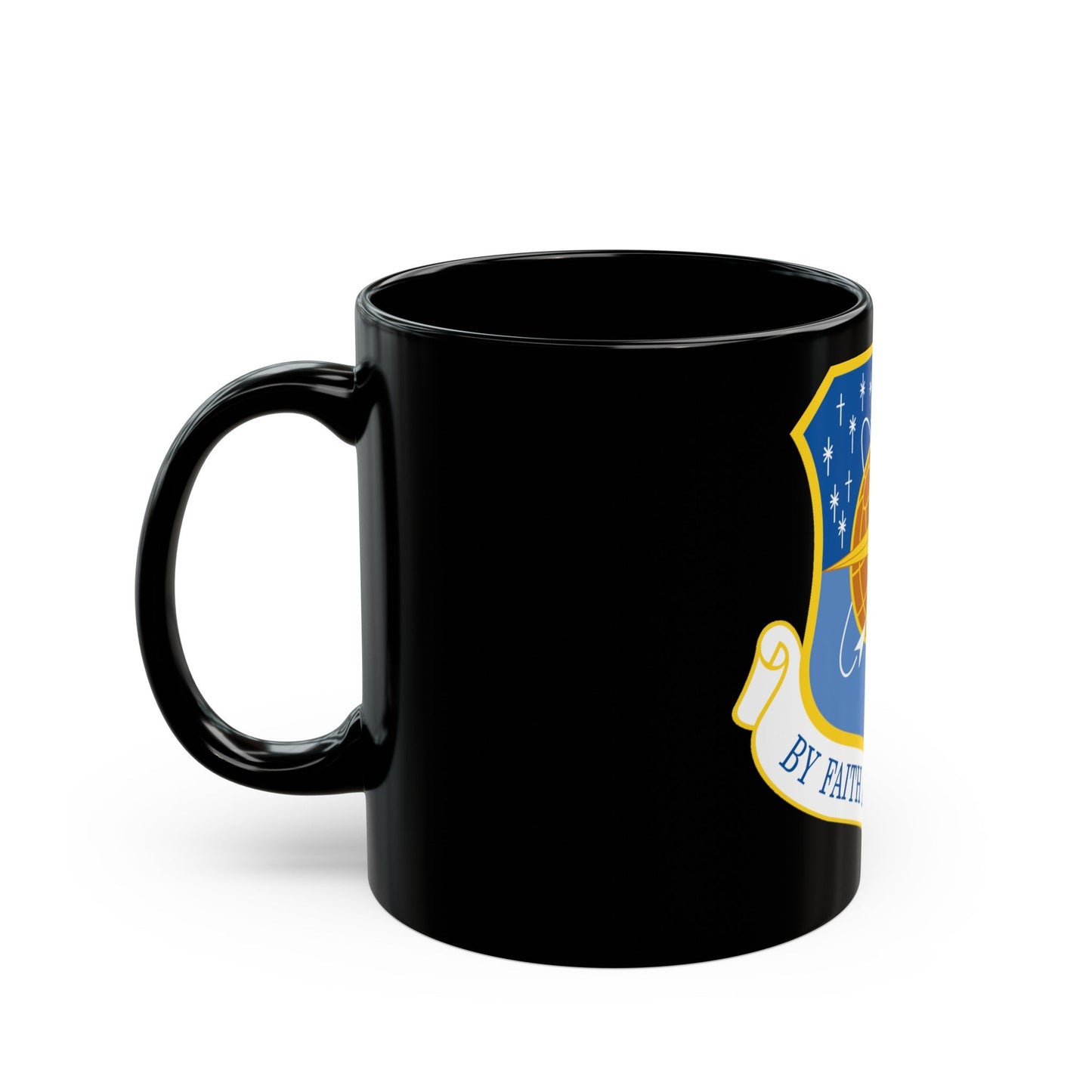 172d Airlift Wing (U.S. Air Force) Black Coffee Mug-The Sticker Space