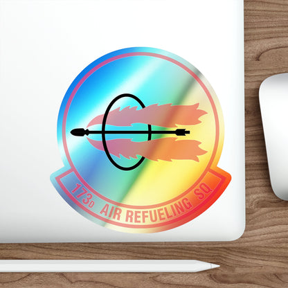 173 Air Refueling Squadron (U.S. Air Force) Holographic STICKER Die-Cut Vinyl Decal-The Sticker Space