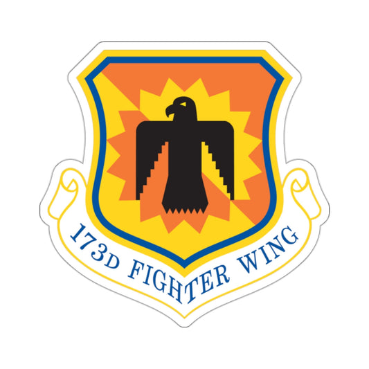 173rd Fighter Wing (U.S. Air Force) STICKER Vinyl Die-Cut Decal-White-The Sticker Space