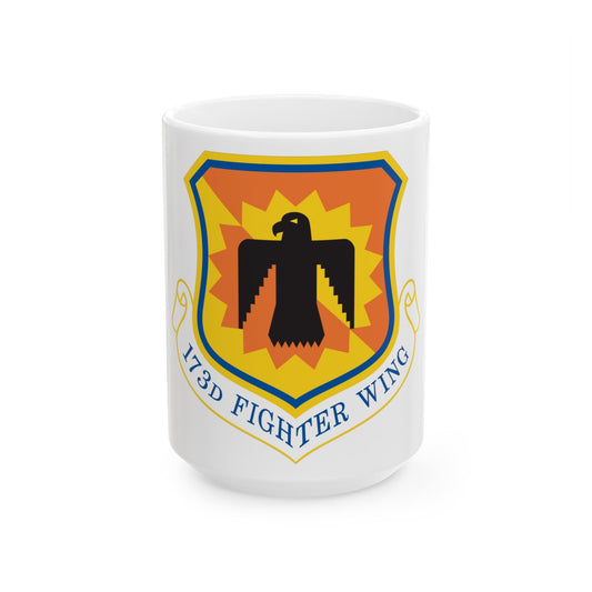 173rd Fighter Wing (U.S. Air Force) White Coffee Mug-15oz-The Sticker Space