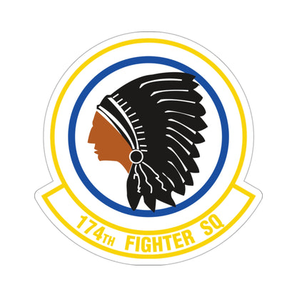 174 Fighter Squadron (U.S. Air Force) STICKER Vinyl Die-Cut Decal-3 Inch-The Sticker Space