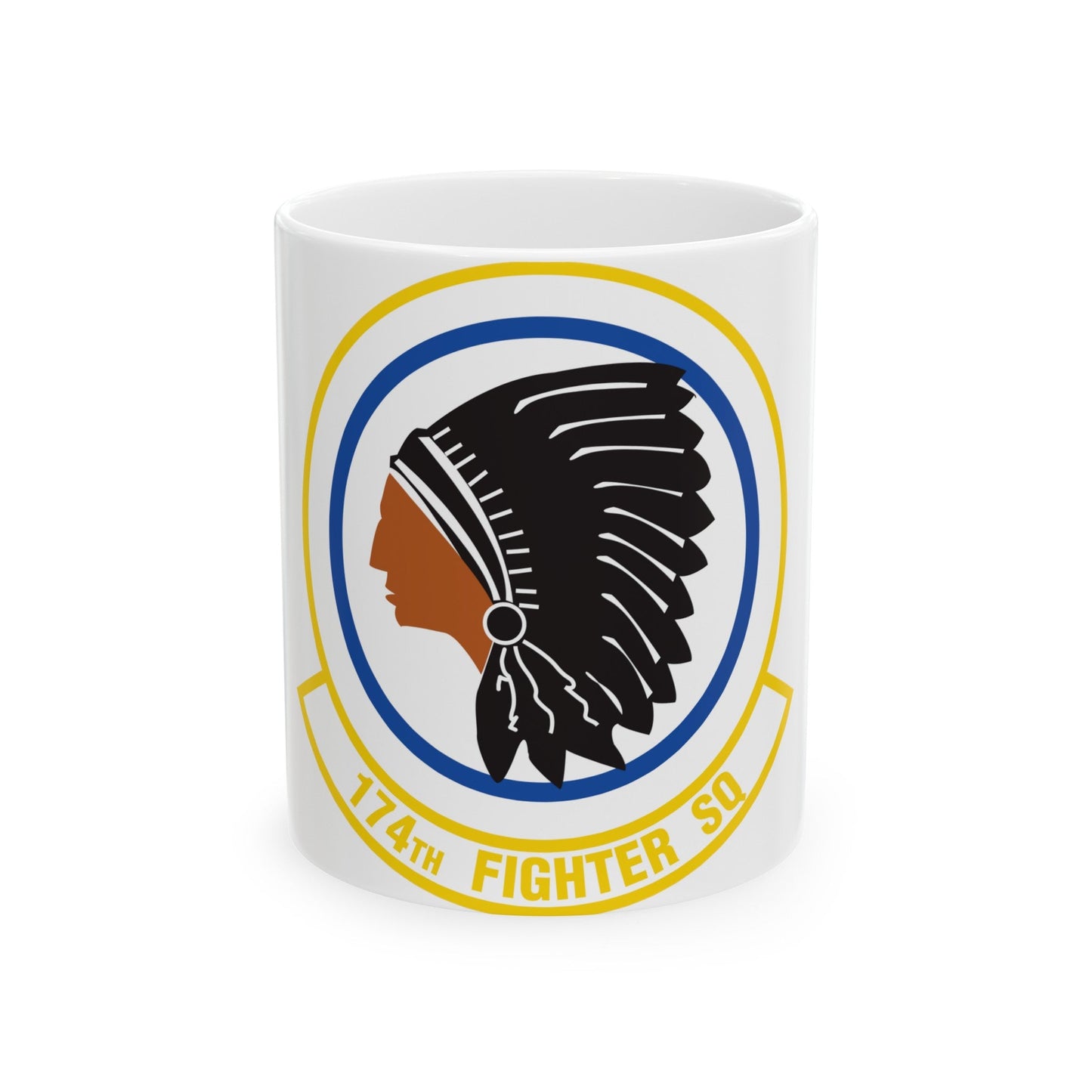 174 Fighter Squadron (U.S. Air Force) White Coffee Mug-11oz-The Sticker Space