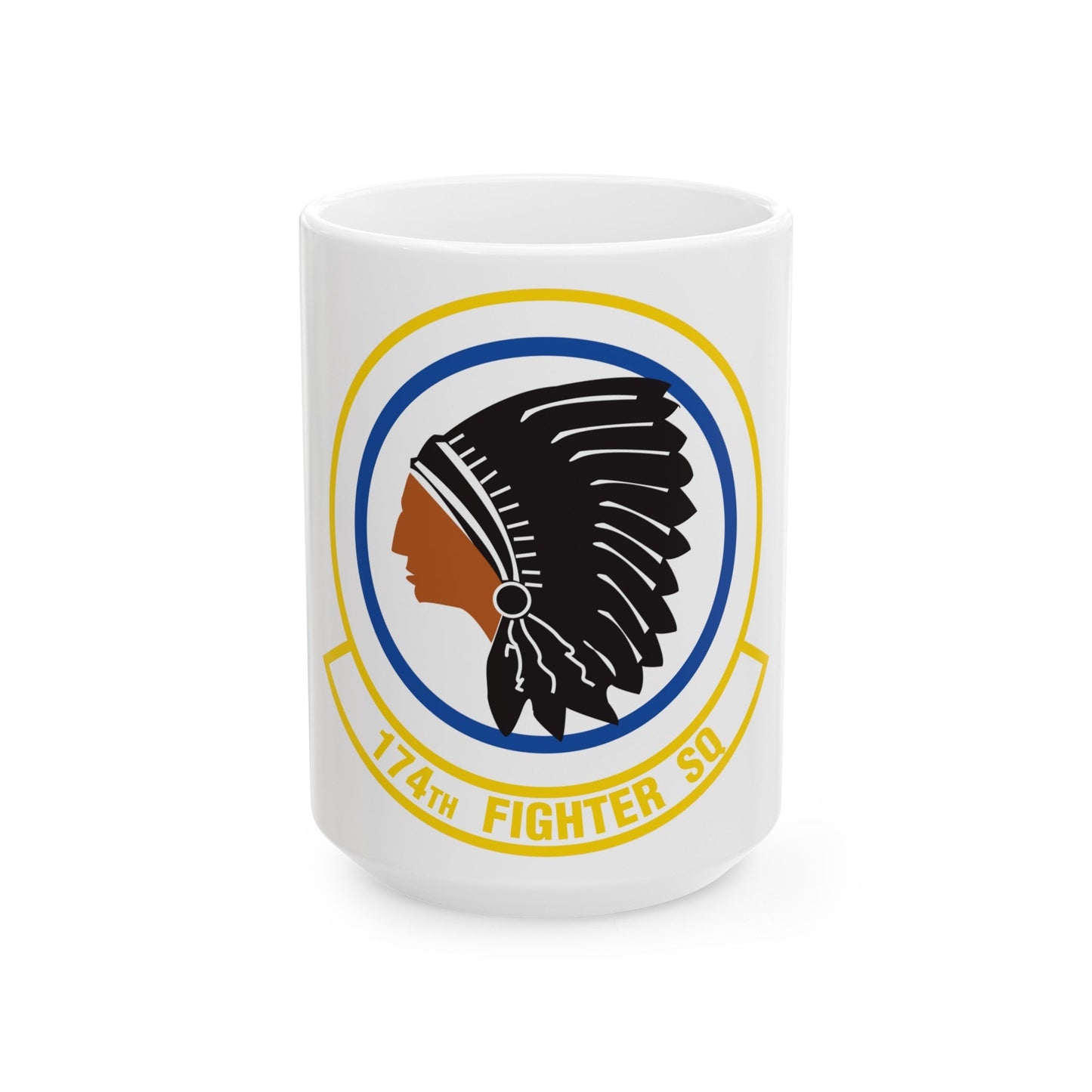 174 Fighter Squadron (U.S. Air Force) White Coffee Mug-15oz-The Sticker Space