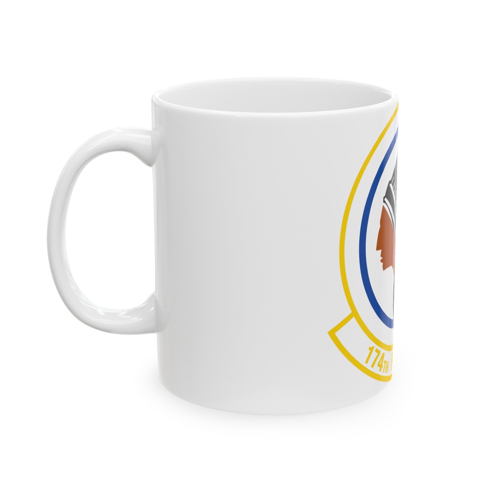 174 Fighter Squadron (U.S. Air Force) White Coffee Mug-The Sticker Space