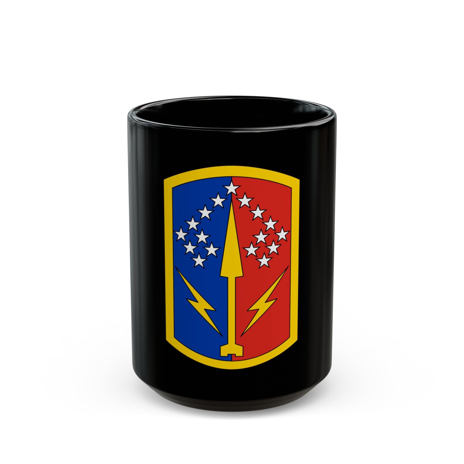 174th Air Defense Artillery Brigade (U.S. Army) Black Coffee Mug-15oz-The Sticker Space