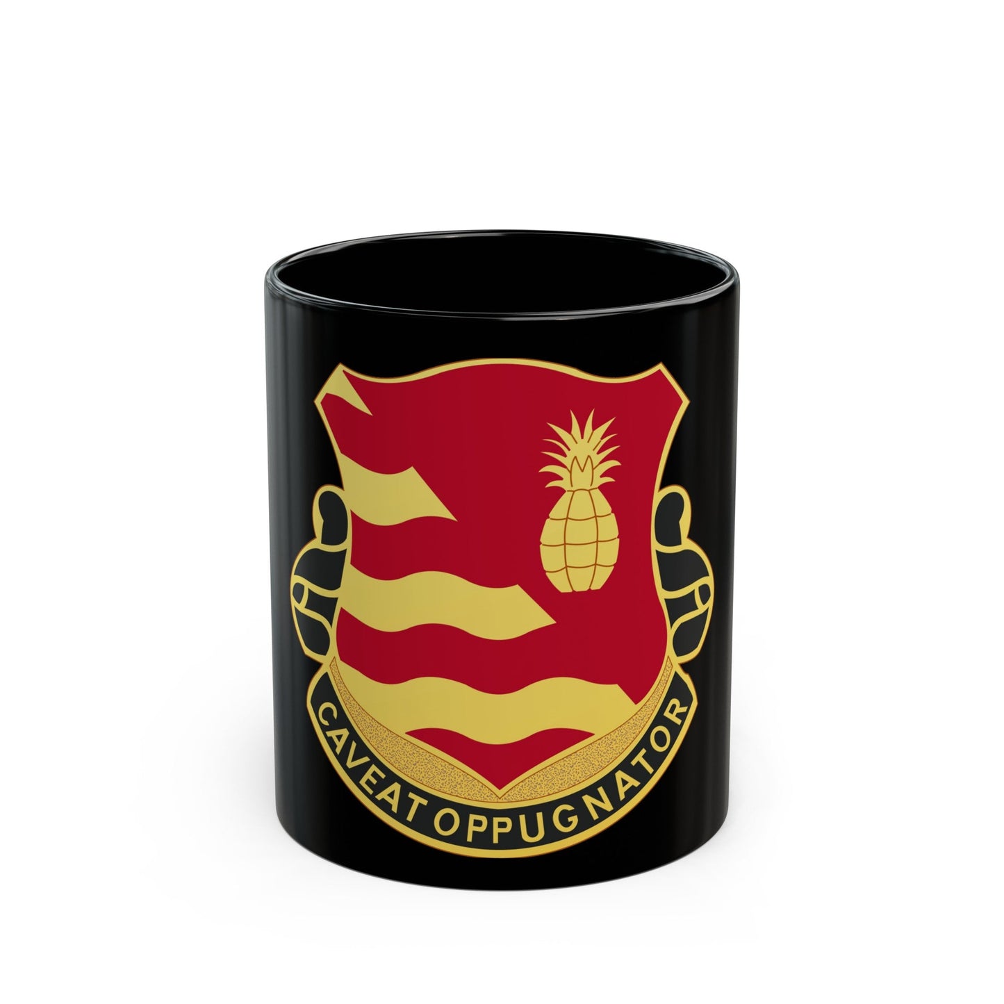 174th Air Defense Artillery Regiment (U.S. Army) Black Coffee Mug-11oz-The Sticker Space