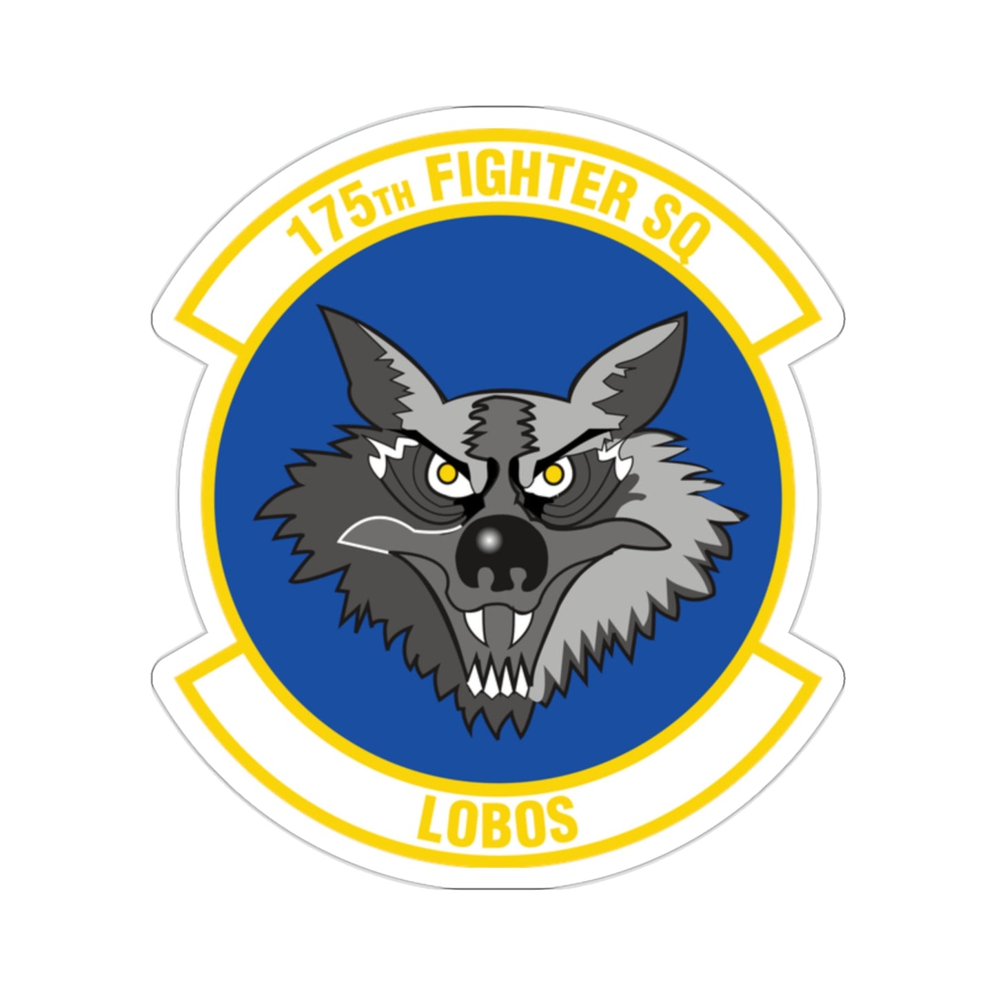 175 Fighter Squadron (U.S. Air Force) STICKER Vinyl Die-Cut Decal-2 Inch-The Sticker Space