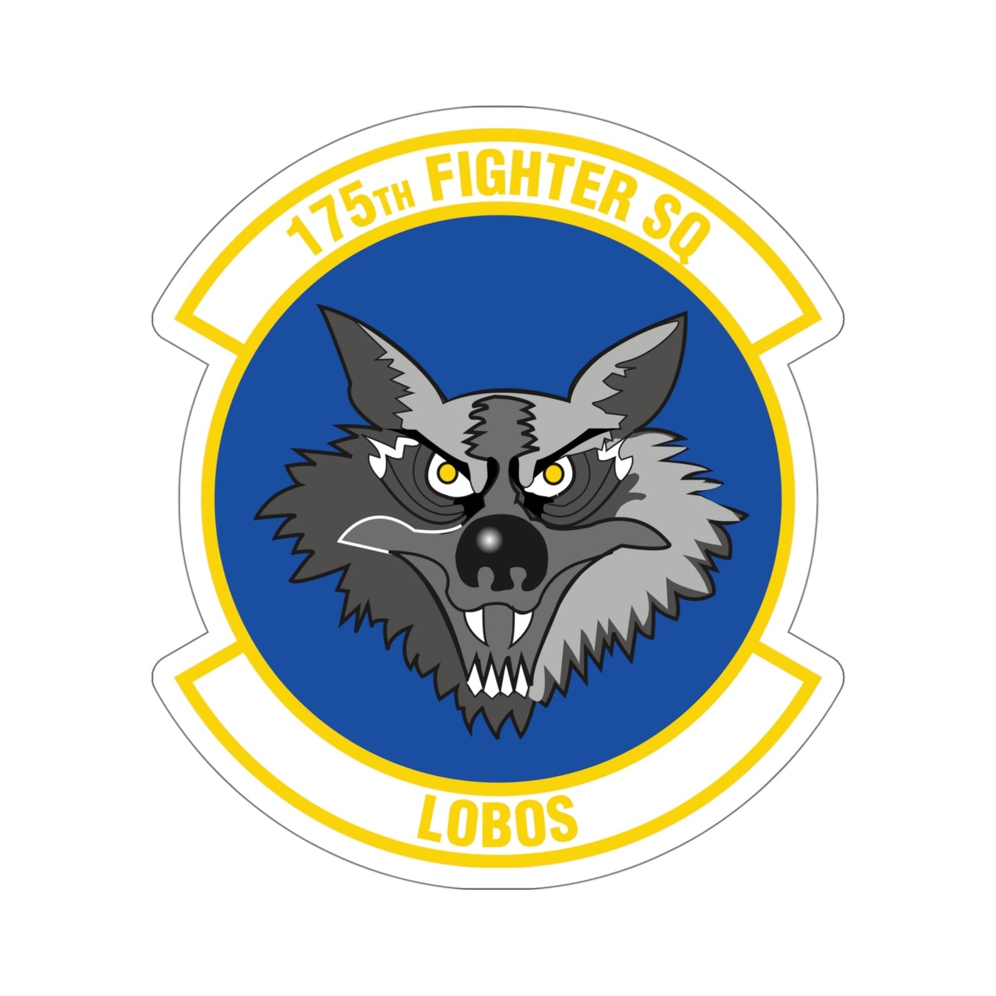 175 Fighter Squadron (U.S. Air Force) STICKER Vinyl Die-Cut Decal-5 Inch-The Sticker Space