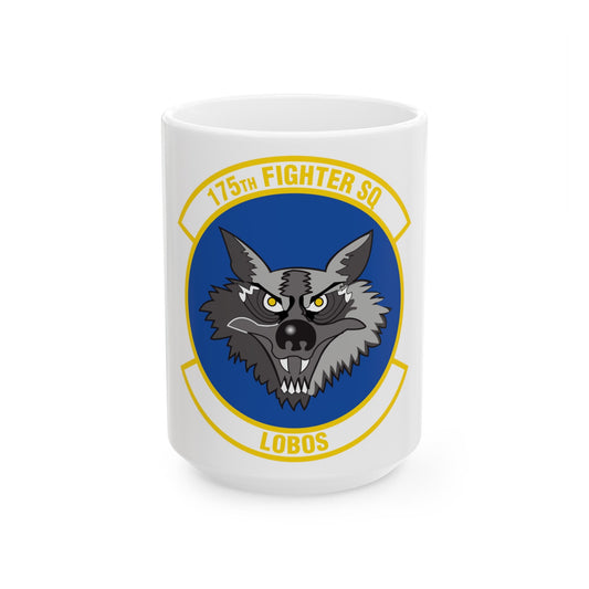 175 Fighter Squadron (U.S. Air Force) White Coffee Mug